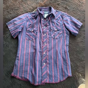 Western Men’s Wrangler Pearl Snap T-shirt